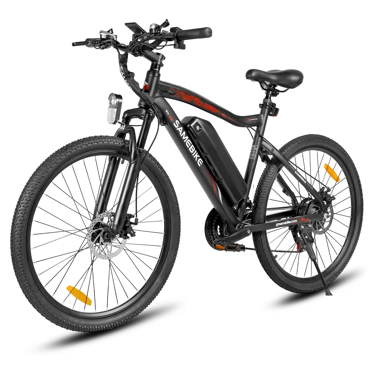 Samebike SY26-II Elektrofahrrad 250W Mountainbike mit 36V 13Ah Akku, 25 km/h und 90 km Reichweite