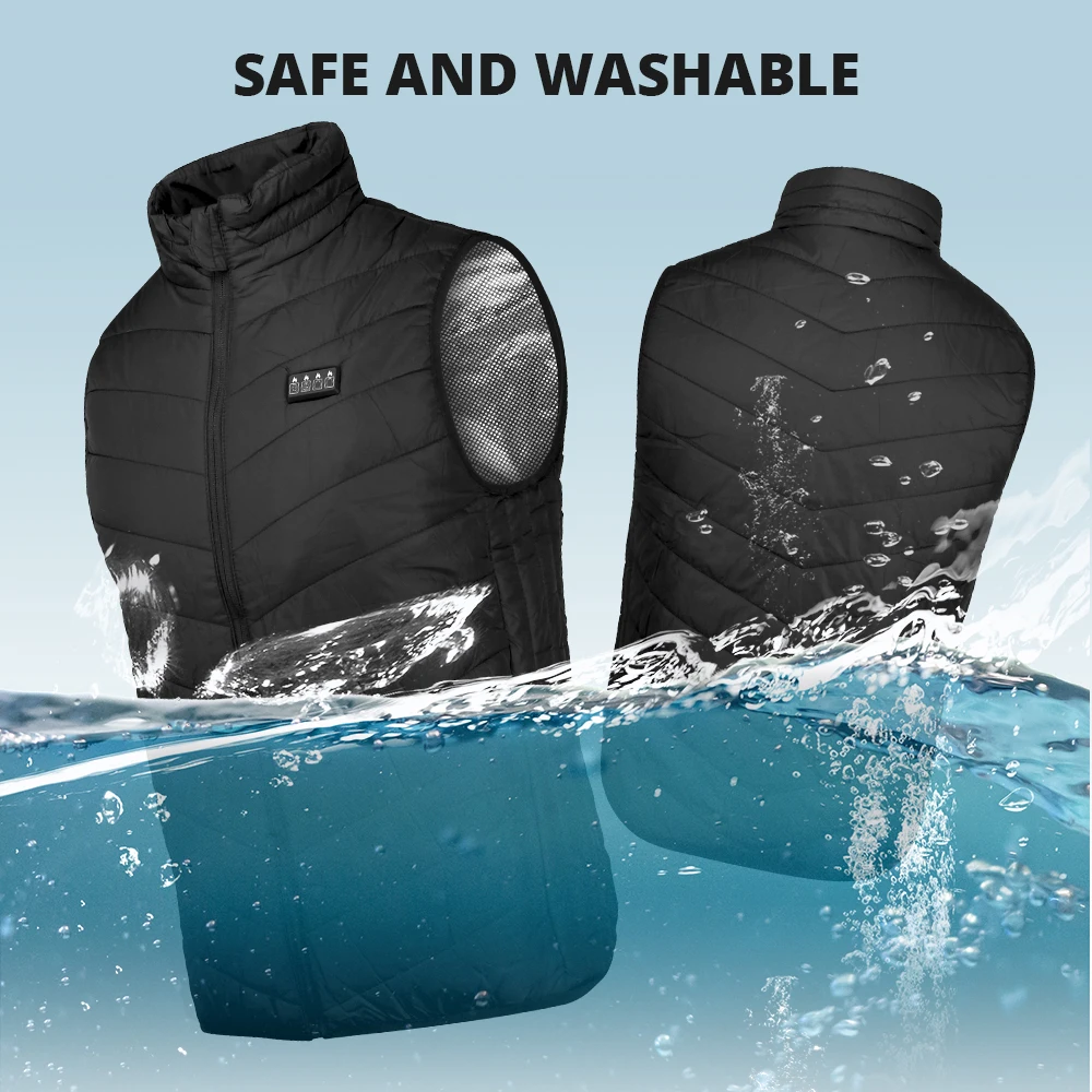 21 aree gilet riscaldato caccia sci giacca riscaldata uomo ciclismo giacca antigelo giacca riscaldata invernale alimentata tramite USB imbottita