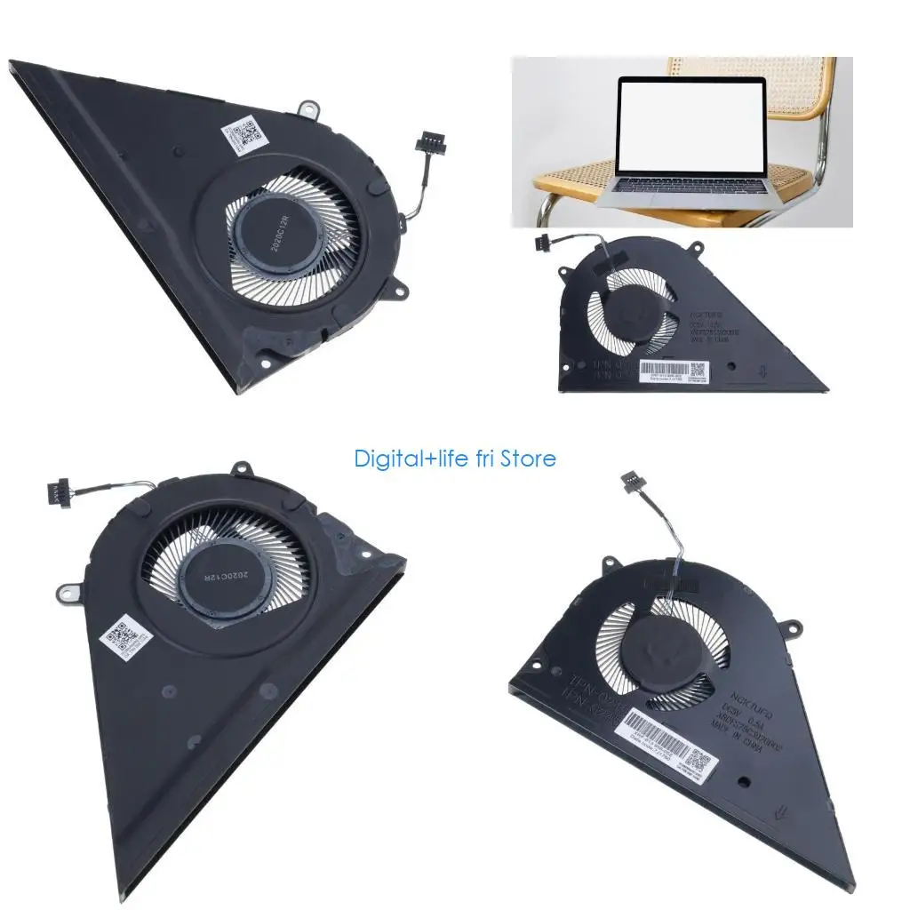 E06D DC Brushless Laptop Cooling Fan Heatsink for HP pavilion 15-EG 15-EH UMA SUNON Notebook Radiator DC5V 2.5W