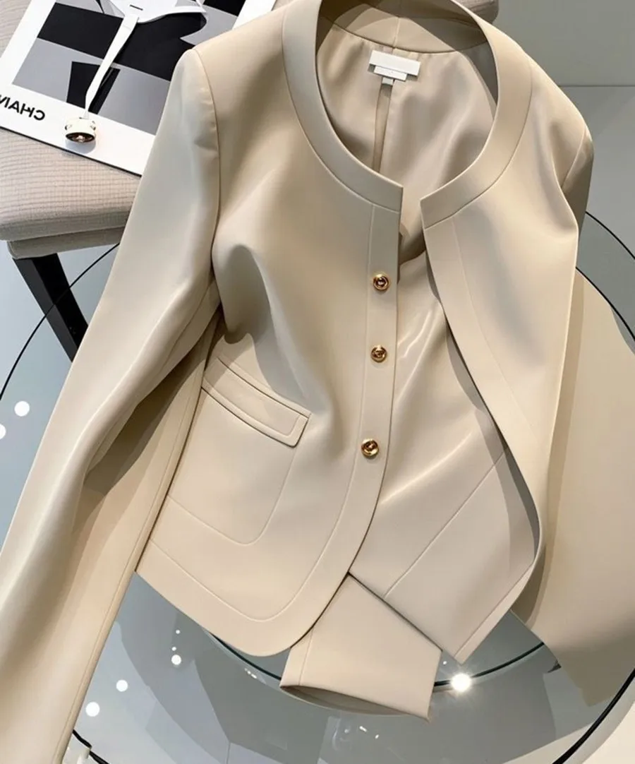 Petit costume de Style Noble français pour femmes, manteau de banlieue très beau, élégant et à la mode, nouvelle collection 2025
