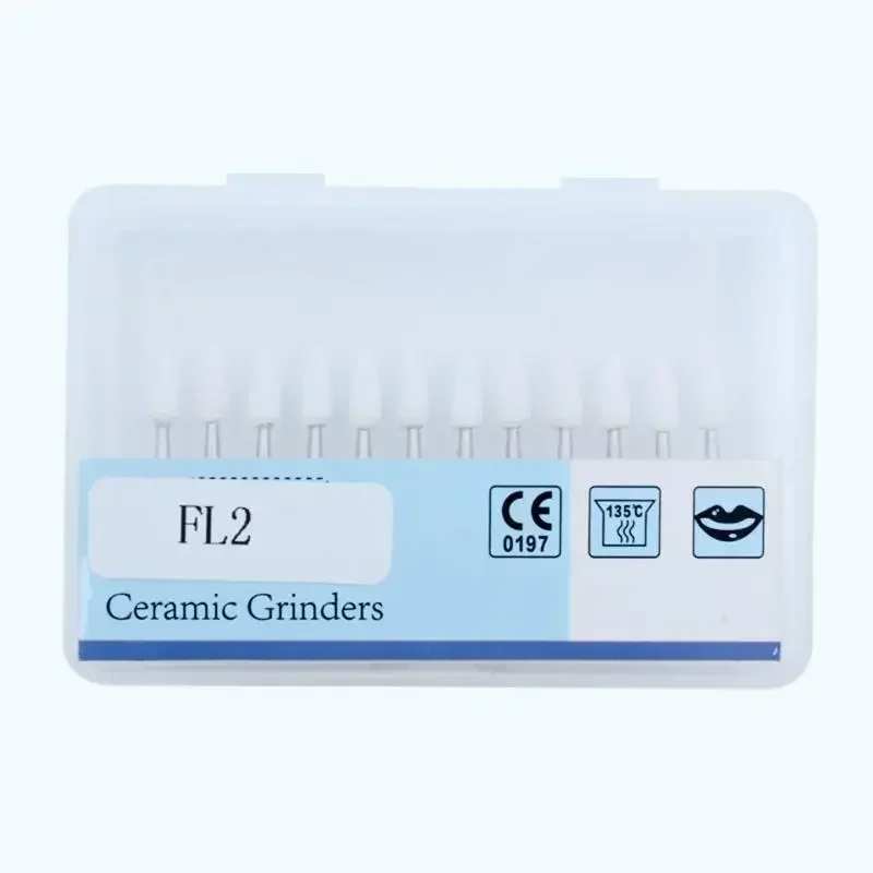 Tandheelkundige Vlam Kegel Ronde Polijstmachine Witte Steen Metaal Hars Porselein Fg Burs voor Polijsten Tandheelkundige Whitening