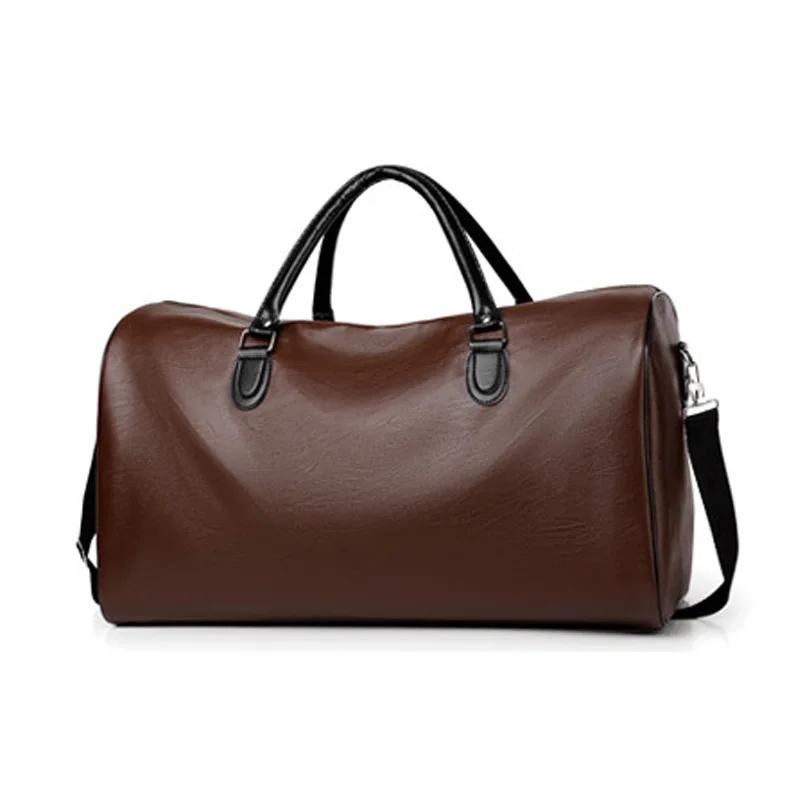 Coffee Colored Business Soft Handle, Medium Solid Color, Car Stitching, Storage Zipper, Horizontal Square Digging Bag, Handbag