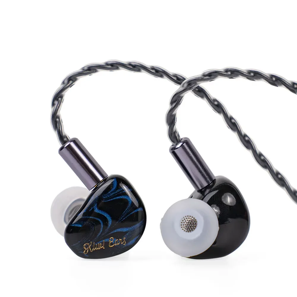 Linsoul Kiwi Ears Cadenza - Fone IEM com Driver Dinâmico de Diafragma de Berílio de 10mm Impresso em 3D Cabo 2-Pin 3.5mm