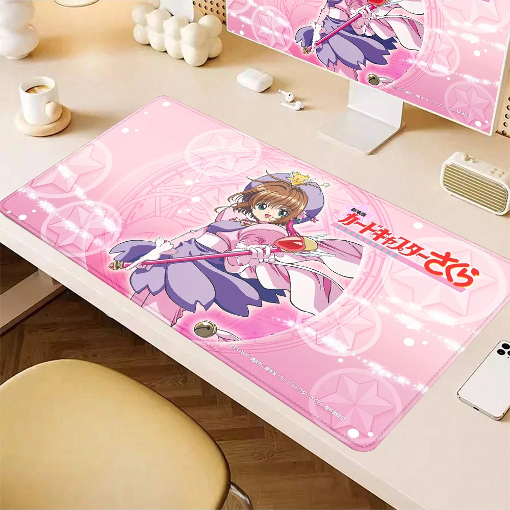 Sakura Cardcaptor Variety Sakura Anime PC, accesorios deportivos electrónicos, teclado de gabinete, alfombrilla para juegos, almohadilla grande XXL