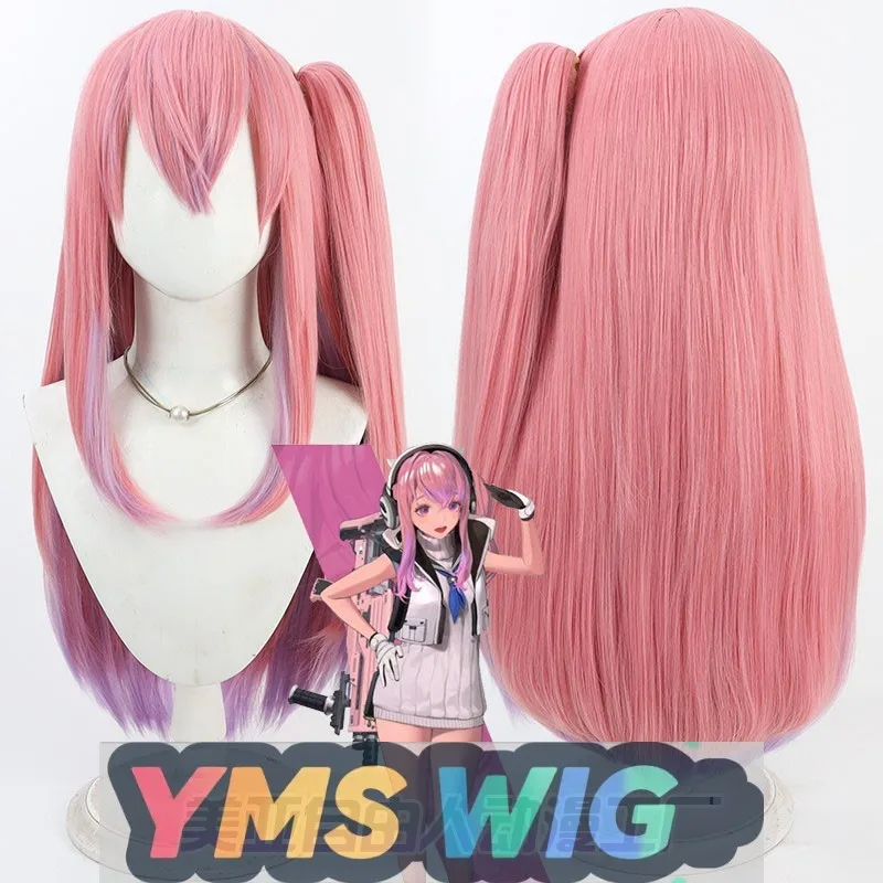 

[YMS WIG] NYKE Goddess Pepper Косплей Парик Розовый Градиент Хвост