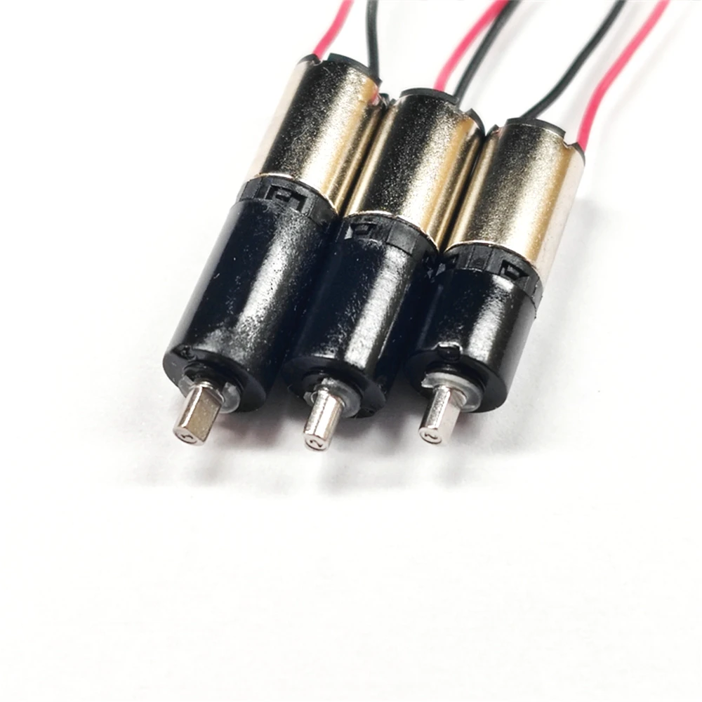 Metal stainless Steel shaft 6MM Hollow Cup DC Motor Small Micro Planetary Reducer Motor 3V 1200/240/46RPM