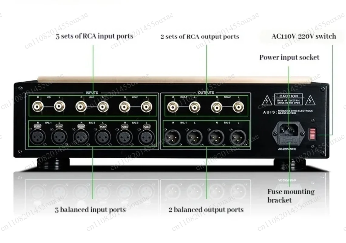 New Reference Accuphase C-2860 Plus Fully Balanced Preamplifier HiFi High End Preamplifier With Aluminum Alloy Remote Control