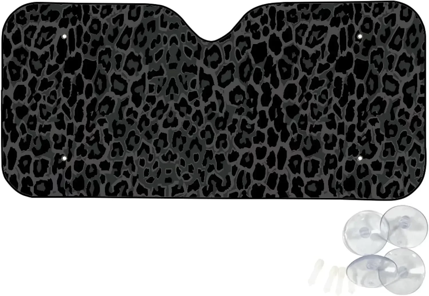 

Leopard Print Car Windshield Sun Sha, Universal Fit Car Front Windowm Sunsha Visor Auto Vehicle Shield Reflector
