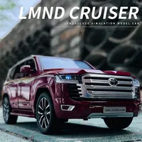1:24 Toyota LAND CRUISER LC300 Prado SUV Alloy Car Model Diecast Metal Toy Off-road Vehicles Car Model Simulation Childrens Gift