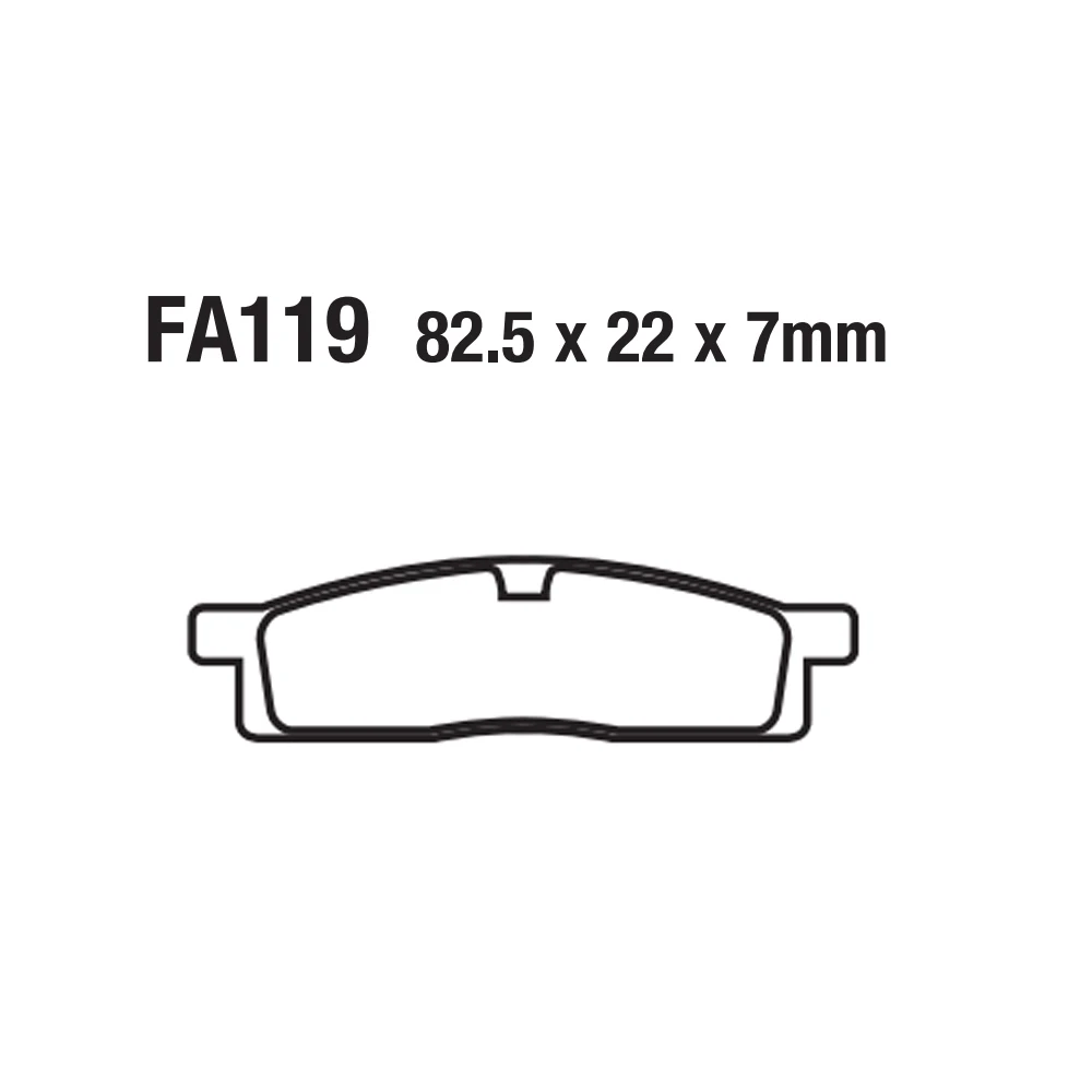 USERX Motorcycle disc brake pad Brakes Front Rear Disc Brake Pads For FA119 YAMAHA DT50 YZ65 YZ80 YZ85 TT-R 125 - Image 4