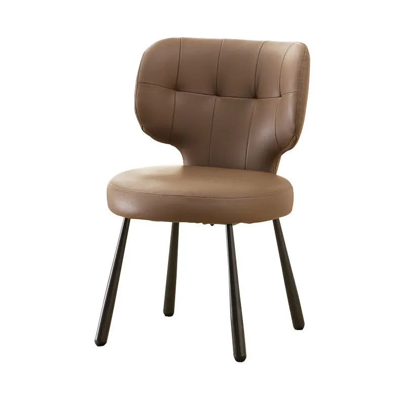 #Dining chair household light luxury high-end dining table and chairs restaurant modern simple backrest stool hotel chair