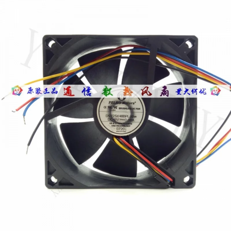 

Y + ДЛЯ 1 шт. PELKO MOTORS D9225X48BPLB8W DC48V 0,08A 9 см 92*92*25 мм 4-проводной охлаждающий вентилятор