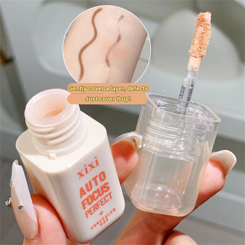 Waterproof Matte Mini Liquid Concealer Foundation Lasting Full Cover Acne Dark Circles Corrector Professional Concealer Makeup