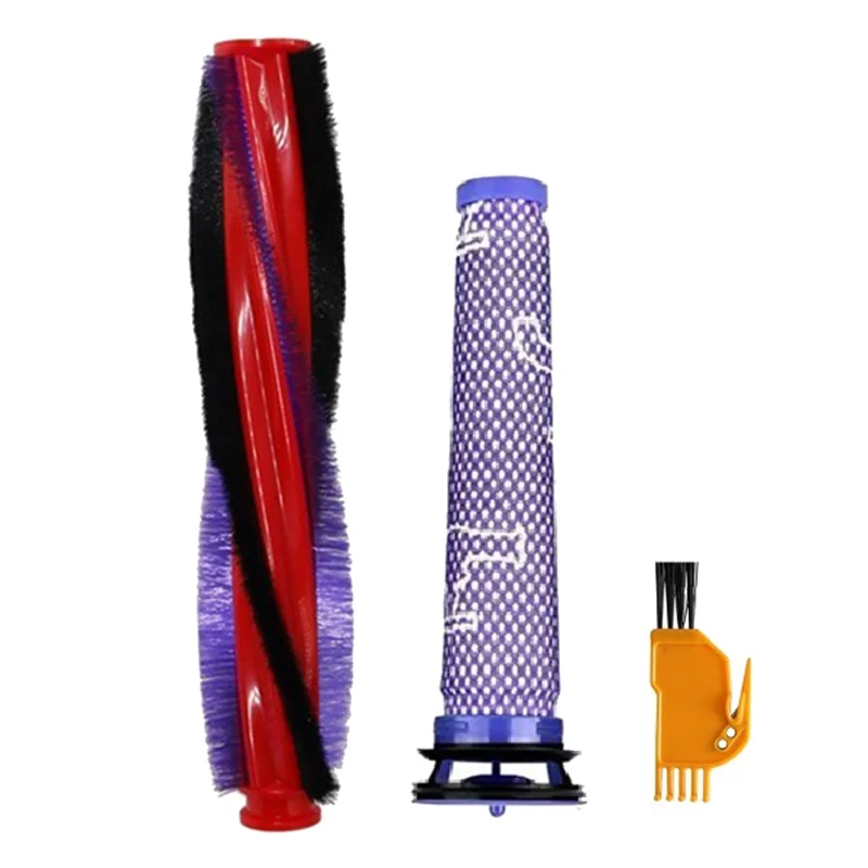225mm Roller Brush Filter Cleaning Kit Suitable for Dyson V6 DC59 DC62 SV03 Vacuum Cleaner#A66K