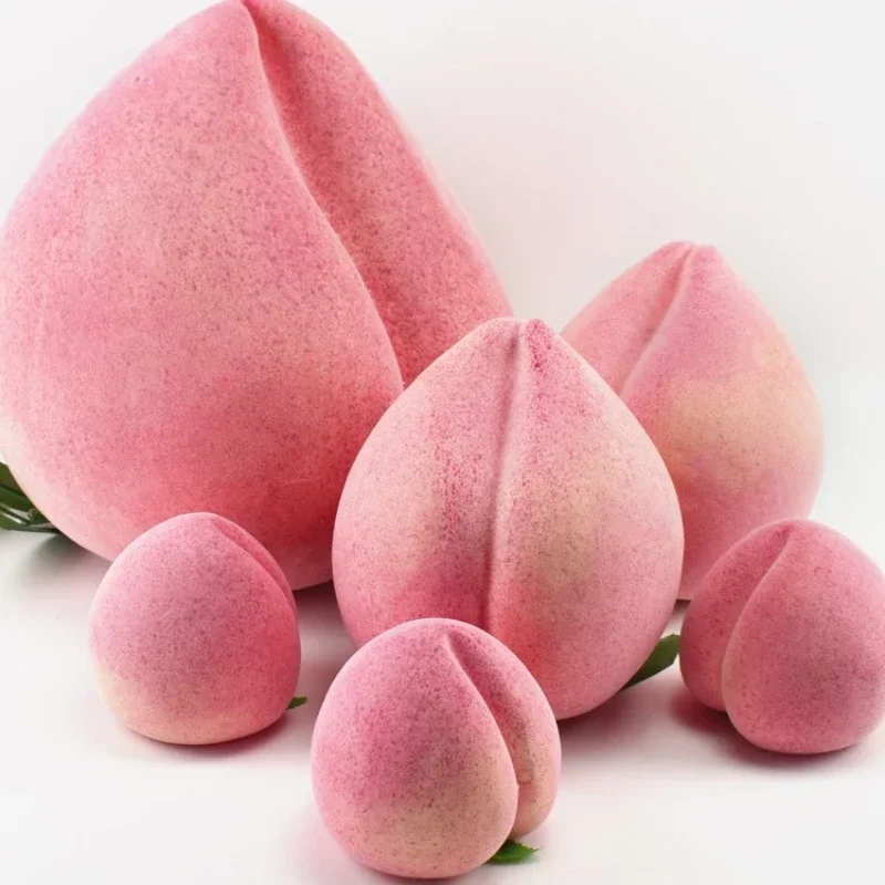 New Decorative Photography Props Popular Hot-selling Simulation Foam Peach Fake Fruit Peach Model Hotel Tribute