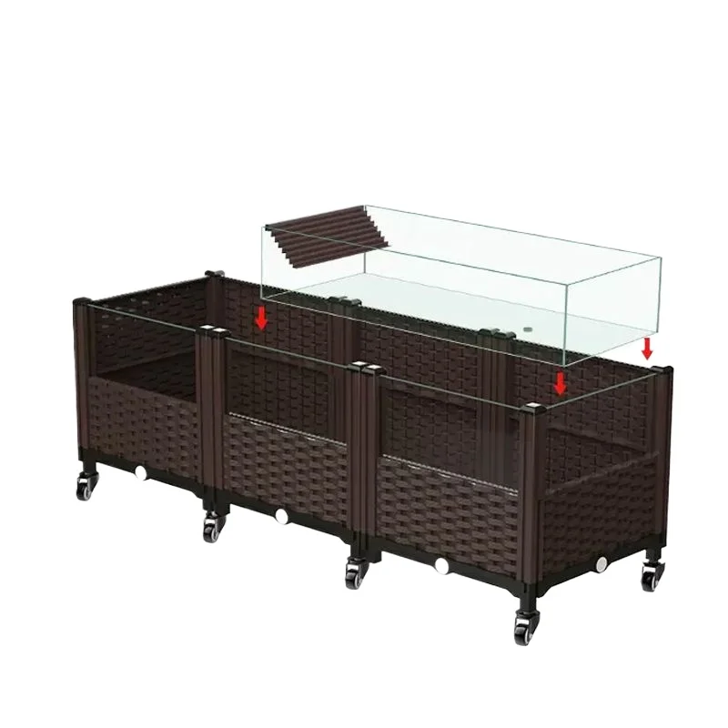 Turtle special ecological breeding box, cool climbing brand aquarium feeding box