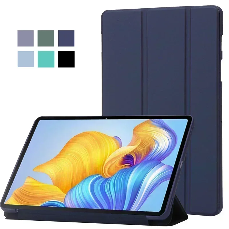 For Honor Pad 8 Case 12 inch Trifold PU Leaher Soft Back Stand Tablet Cover For Honor Pad X9 X8 Honor Pad 9 Case Funda Coque