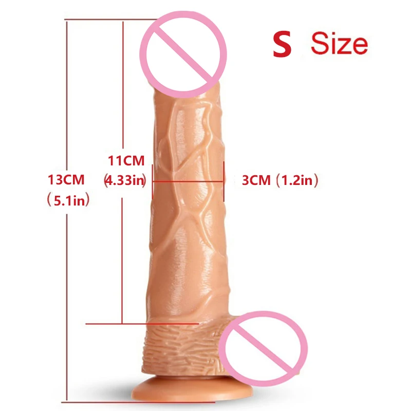 Realistic Soft Dildo for Women Fake Dick Suction Cup Silicone  Dildos Penis Female Masturbation Erotic Toy Lesbian Sex Toys