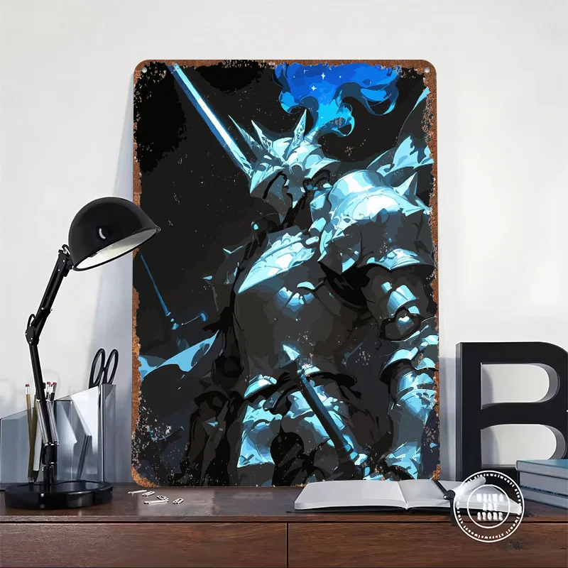 The Lord of The Fallen Printing Poster Customized Retro Wall Art Vintage Metal Signs for Mancave Office Decoration Gaming House