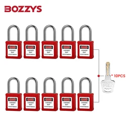 BOZZYS Nylon Lockout Tagout Safety Padlocks With The Same Keys Keyed Alike LOTO Locks Prevent Misoperation