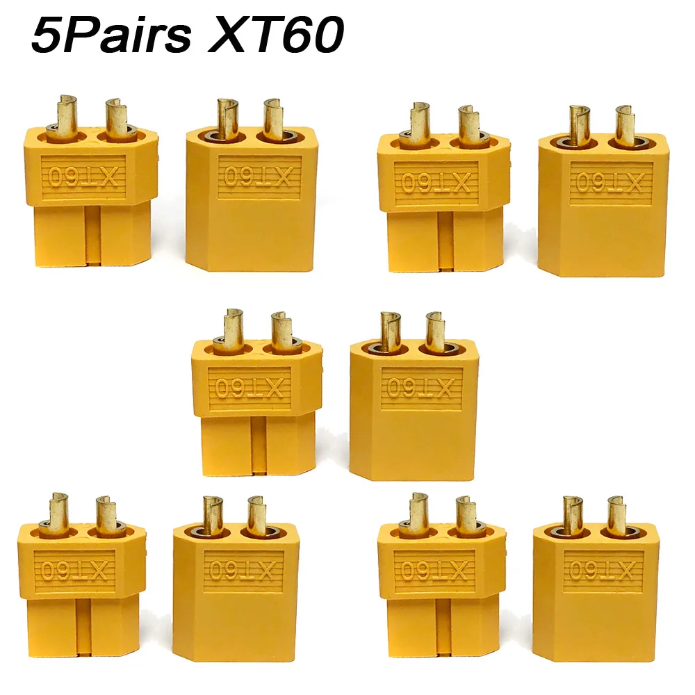 5Pairs XT90 XT60 XT30 Plug Male Female Bullet Connectors Plugs For RCBrushless ESC Lipo Battery Quadcopter