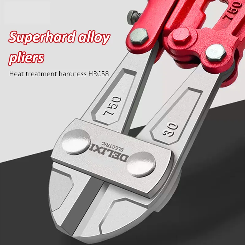 DELIXI ELECTRIC Rebar Pliers Wire Cutters Wire Breaker Scissors Multi-functional Labor-saving Wire Shears Cutting Wire Pliers