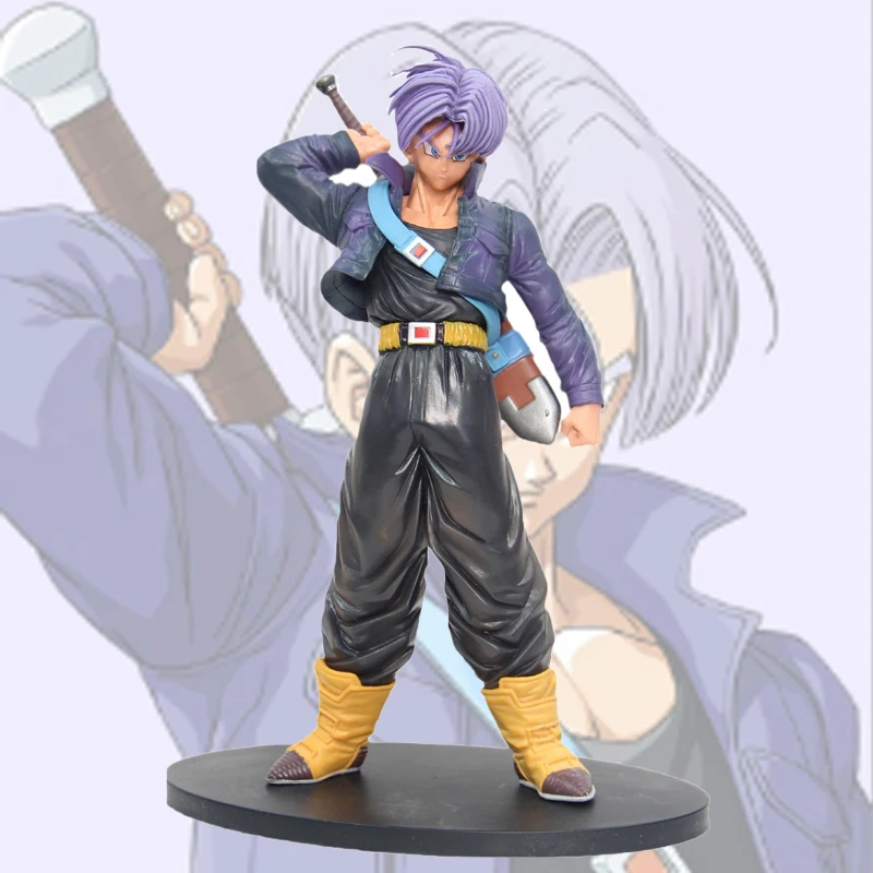Figura de Anime Dragon Ball Trunks de 21 cm, Super Saiyan Future Trunks, Figuras de Acción de PVC, Estatua GK, Modelo Coleccionable