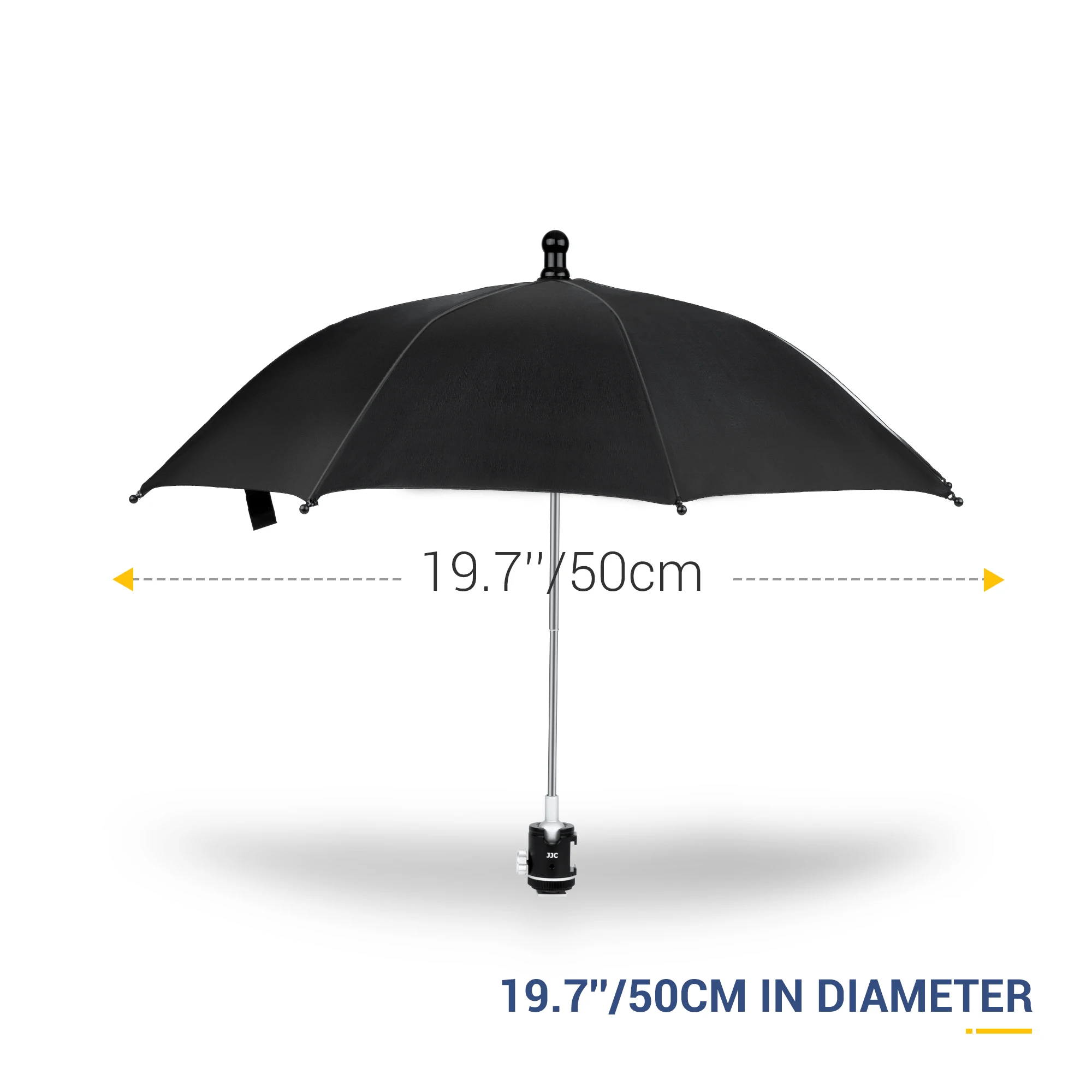 JJC DLSR Camera Umbrella Sunshade Rainy Holder with Hot Shoe For General Camera Photographic Camera Umbrella