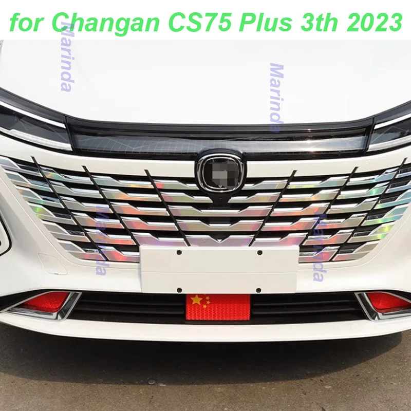 

Car Door Handle Central Grill Film for Changan CS75 3th Plus 2023 Front Fog Lamp Anti-scratch PVC Stickers Exterior Accessories