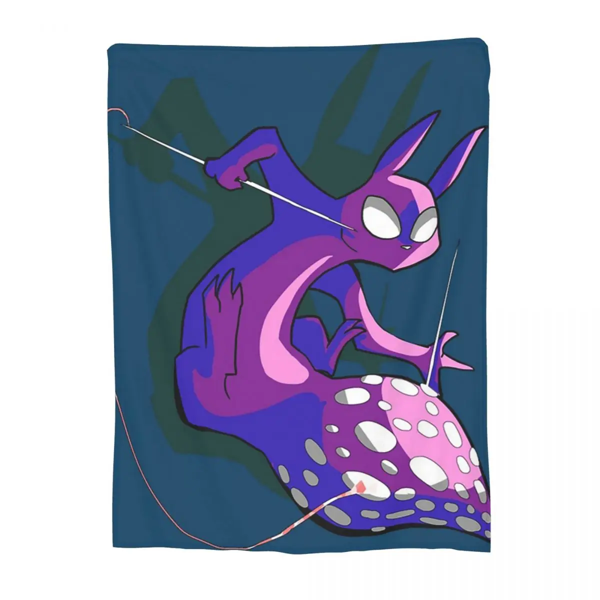 

Rain World Slugcats Pattern Game Blankets Soft Warm Flannel Throw Blanket Plush for Bed Living room Picnic Travel Home Sofa