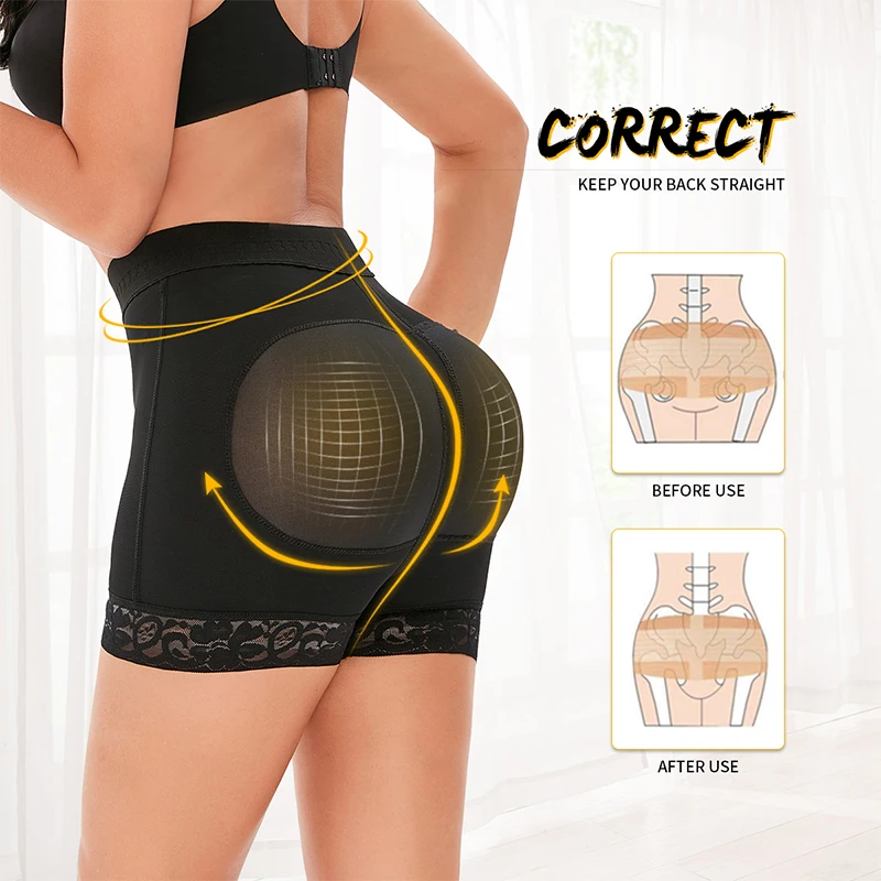 Mid Waist Butt Lifting Panties Bbl Shorts Shapewear Curvy Faja Underwear Tummy Control Body Shaper Hip Enhancer Slimming Corset