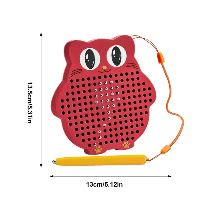 لوحة رسم مغناطيسية للأطفال لوحة رسم حمراء تعليمية ألعاب مغناطيسية لعبة لوحية مغناطيسية قابلة للمسح مع قلم رسم للأطفال