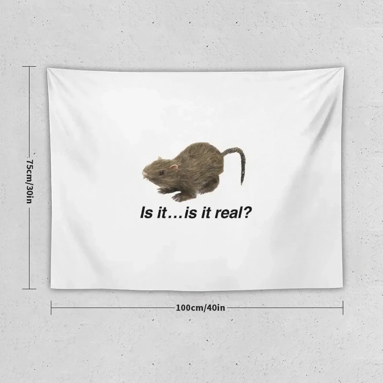 Is it...is it real? Vine Rat Tapestry Outdoor Decor Wallpaper Bedroom Tapestry