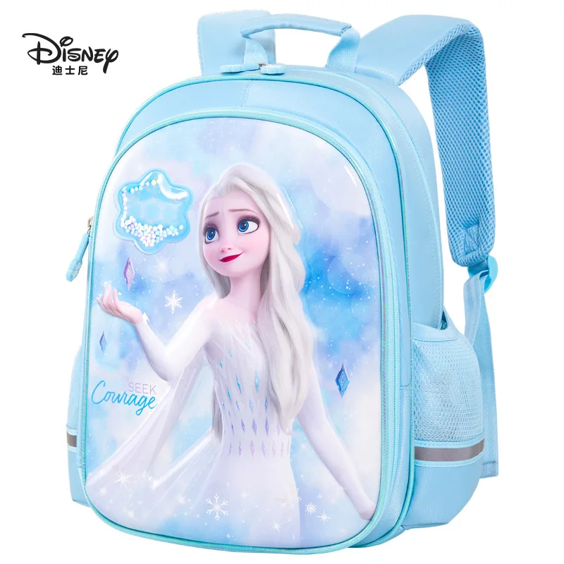 Disney cartoon cute frozen Design Backpack kids Kindergarten Schoolbag Gift 1-3 grade