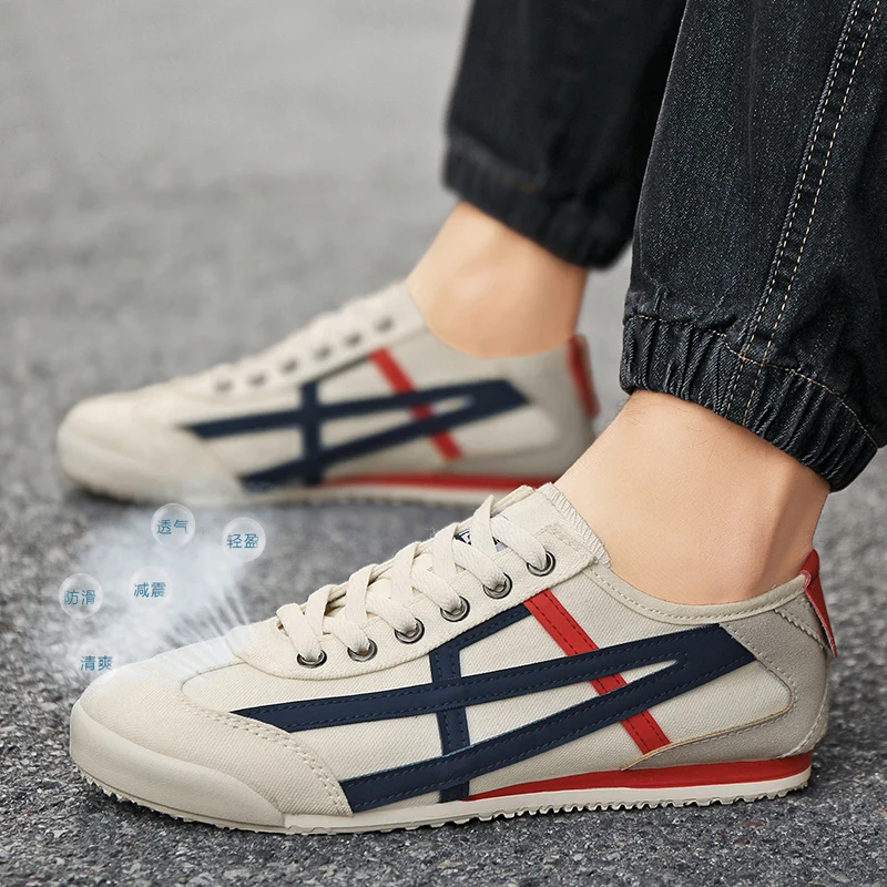 Autumn 2025 Men's White Chunky Sneakers - Breathable Minimalist Design, Student-Friendly & Instagram Popular