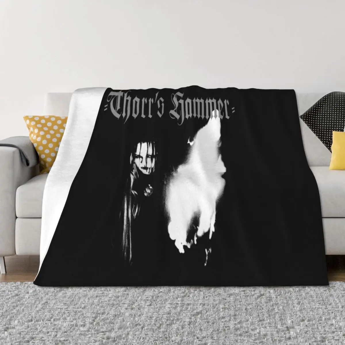 

Thorr's Hammer Throw Blanket heavy to sleep Soft Beds blankets and throws Custom Blankets