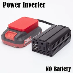 110V Power Battery Inverter For Bauer 20V Lithium with Switch and USB Transformer Inverter Power Tool（NO Battery）