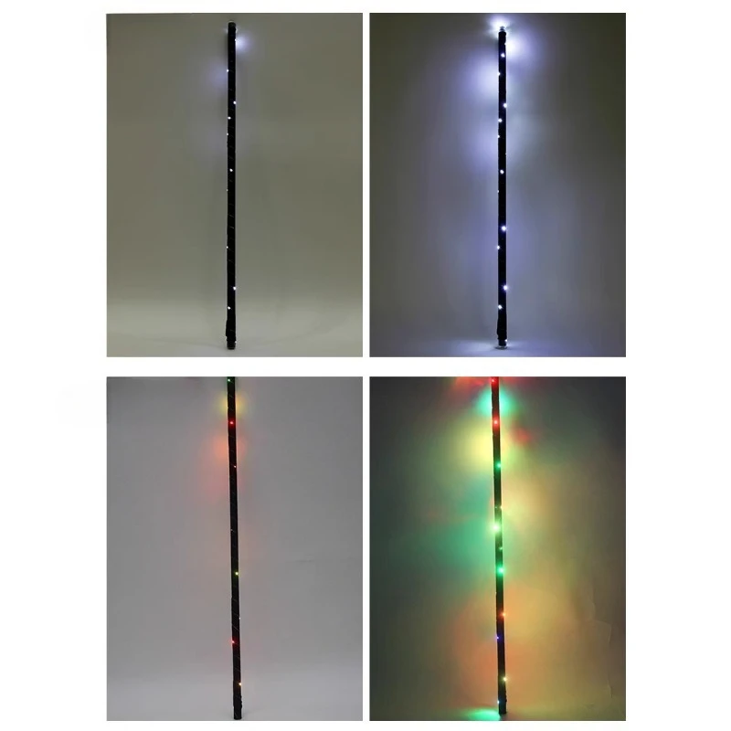 Maßgeschneiderte Bauchtanz Vine Stick Straight Jazz Dance LED Erwachsene Whistle Stick Shadow Dancer Zubehör