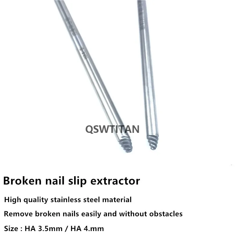 Bone Screw Extractor with T Handle Stainless Steel Screw Extractors Orthopedics Veterinary Instrument