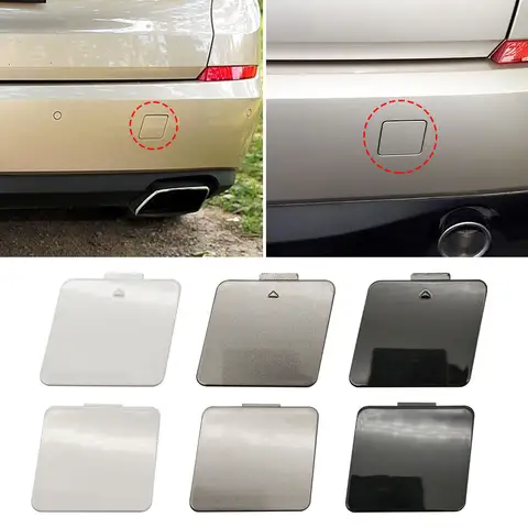 BMW F07 자동차 후면 범퍼 견인 후크 커버 캡 블랙 화이트 실버 BMW 5 시리즈 GT 528 530 535 550 GT 2009-2017