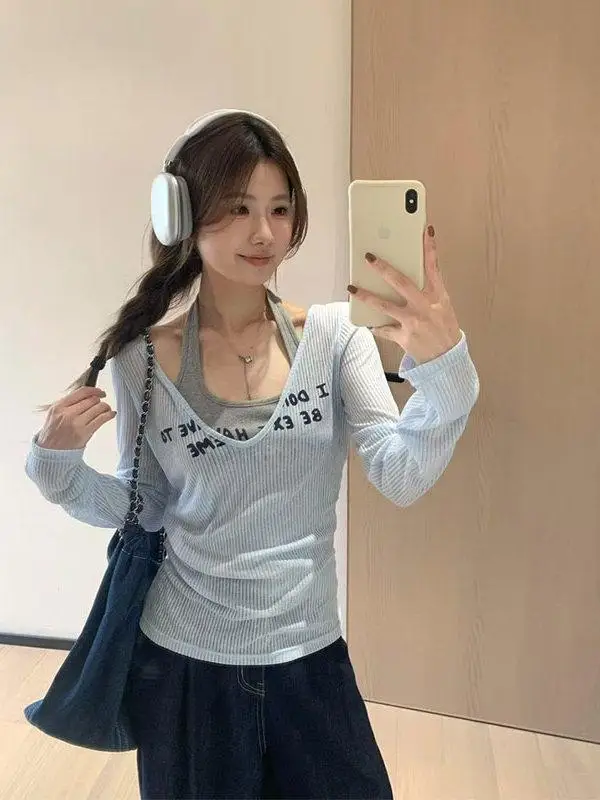 

Корейский комплект Sle Summer Faion Ultra Alliance, ранняя осень, солнцезащитный чехол, жилет с подвесным ремешком, комплект из двух предметов