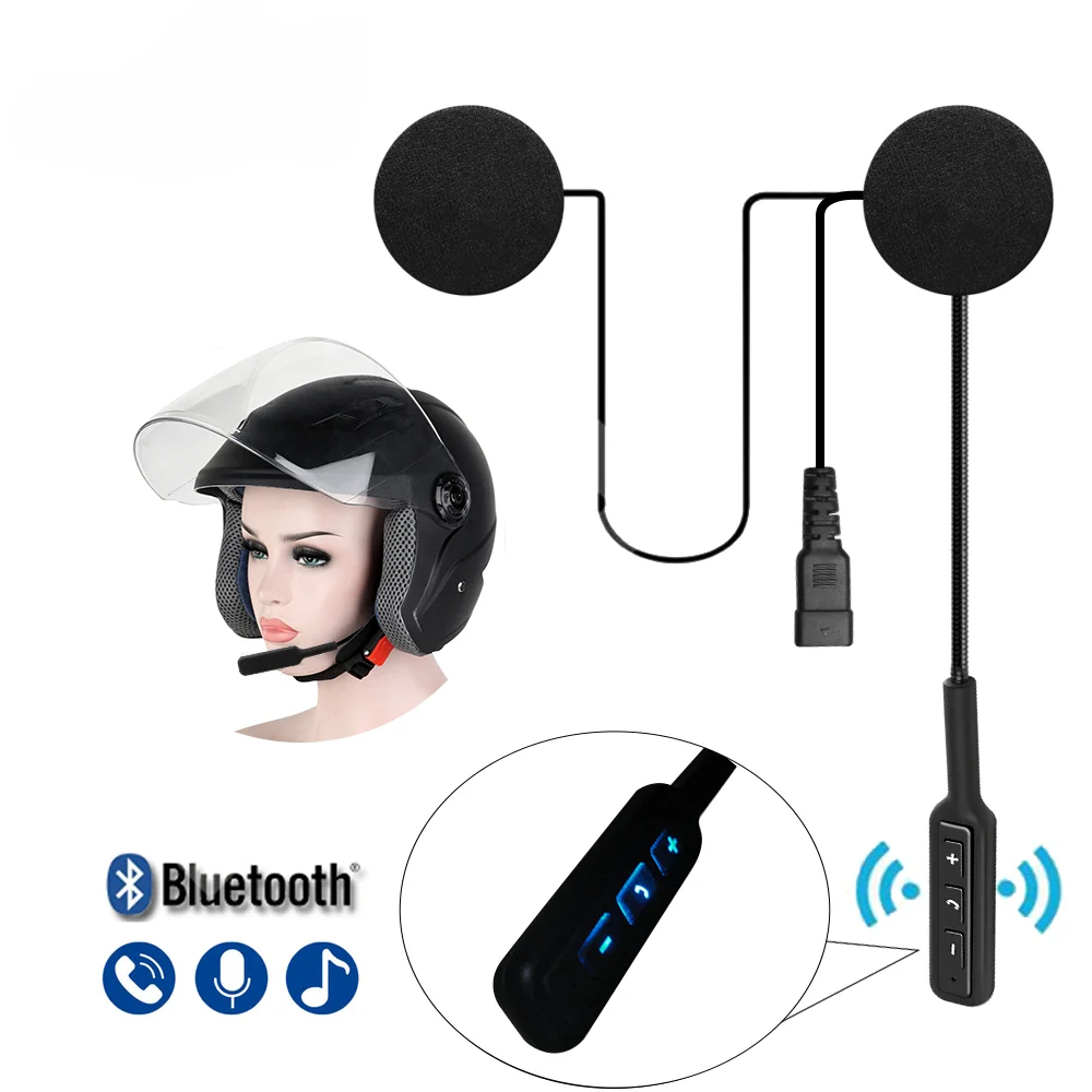 New Bluetooth5.0 Speaker Moto Helmet Headset Ultra-Thin Motorcycle Earphones Wireless Headphone Handsfree Call Music Play