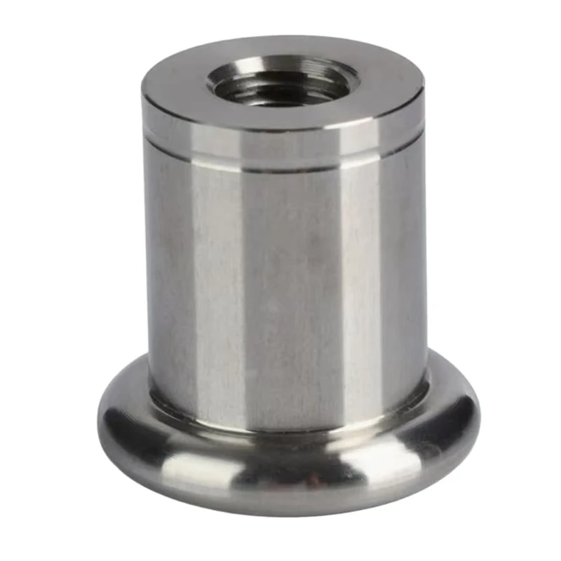 

CNC Stainless Steel Customized Manufacturing Services Custom Machined Precision Parts Internal Threaded Cylindrical Base