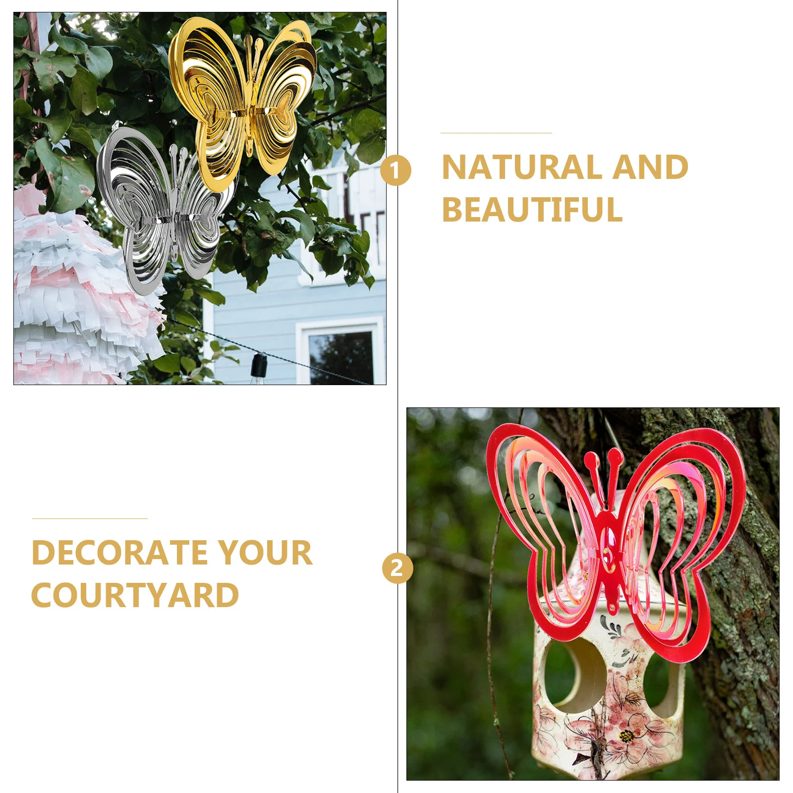 

3 Pcs Bird Repeller Windmill Reflective Spinner for Garden Balcony Roof chard Park Yard ABS Plastic Anti Rust Portable Gardening