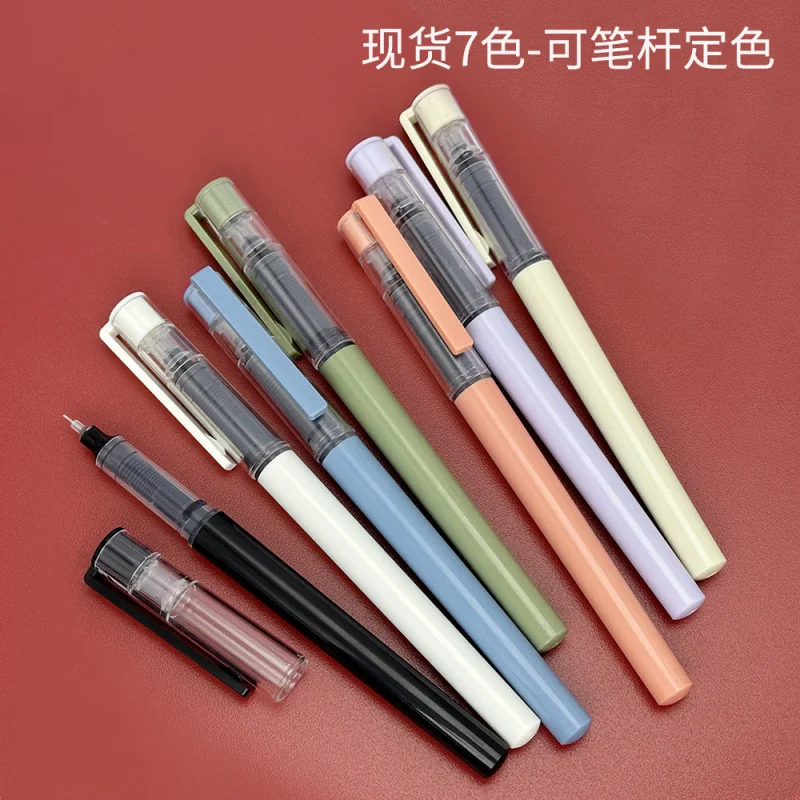 Custom. in Stock Customizable Macaron Morandi Color Straight Quick-Drying Large Capacity Advertising Gel P