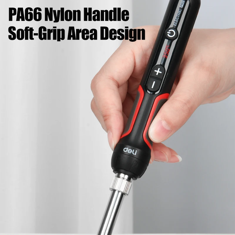 Kit de pistola para soldar de 90W, herramientas de soldadura LCD con temperatura ajustable, puntas de soldadura con calentador de cerámica