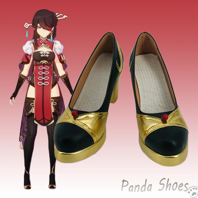 Genshinimpact Beidou Cosplay Shoes Anime Game Cos Boots Game Beidou Cosplay Costume Prop Shoes for Con Halloween Party