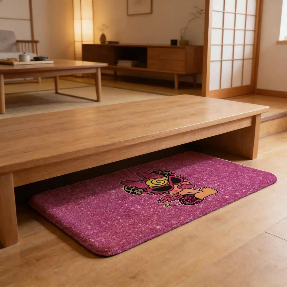 Luxury Brand H-Hysteric mini Floor Mat Flannel Door Mat Non-Slip Absorbent Washable Indoor Home Rug