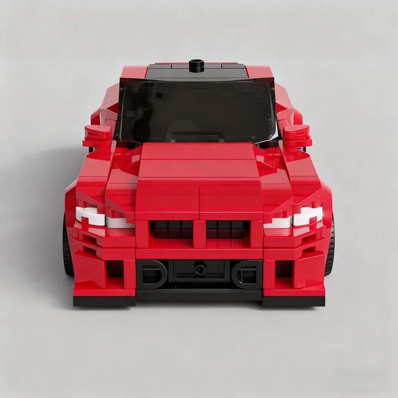 298pcs MOC BMWedd City Champions Super Auto Modelbouw Speelgoed Blokken Architectuur Kerstcadeau DIY Monteren Creatief Idee