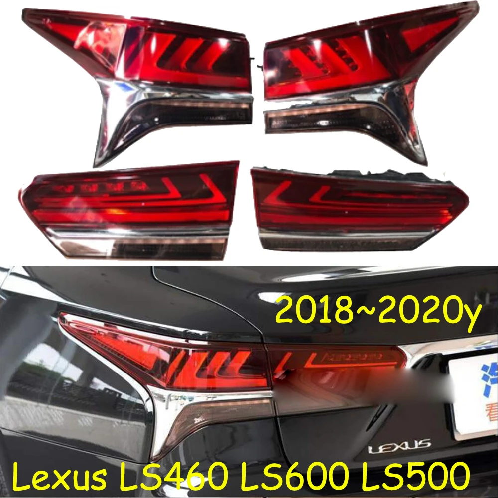 

1 шт. автомобильный бампер LS600 задний фонарь для Lexus LS460 задний фонарь 2018 ~ 2020y автомобильные аксессуары для Lexus LS500 противотуманная фара
